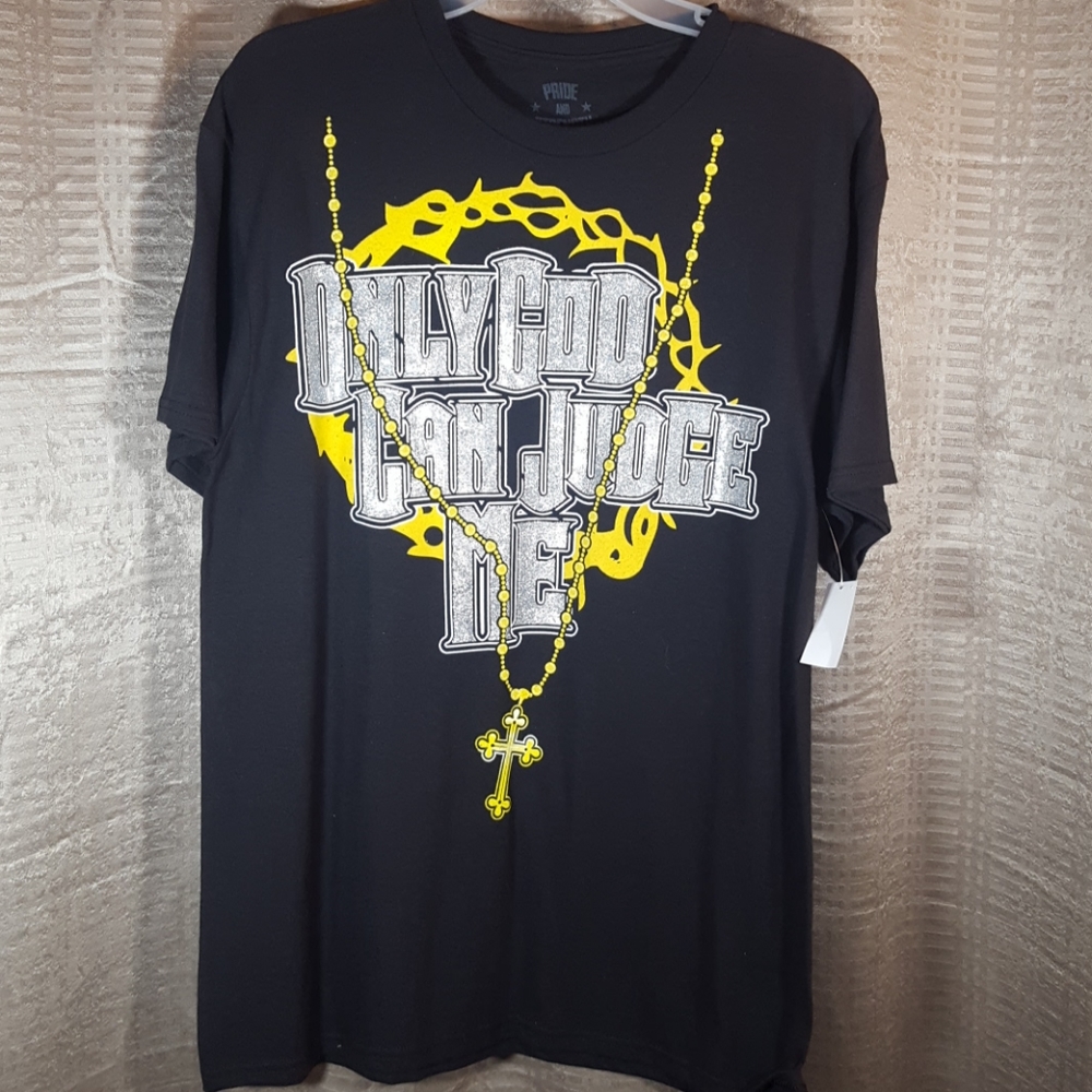 💰SALE 5/$25 NWT graphic Only God can judge shirt
